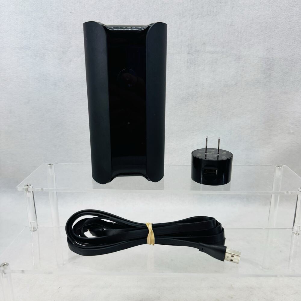 Canary Home Security Camera CAN400USBK w/ Power Adapter Cable Tested Powers On
